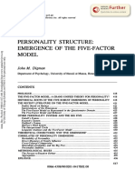 Digman On Five Factor Model PDF