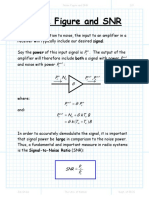 Noise Figure and SNR