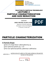 Lecture 2 - Particle Characterization & Size Reduction v2