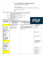 Grade Five and Six Business Proposal Test