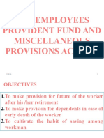 The Employees Provident Fund and Miscellaneous Act 1952