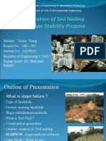 Soil Nail Thesis Presentation