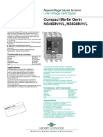 COMPACT Merlin Gerin NS400N, H, L & NS630N, H, L PDF