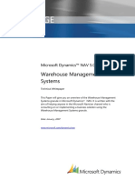 Microsoft Dynamics NAV Whitepaper - Warehouse Management