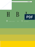 HBL Vision Mission Analysis Report