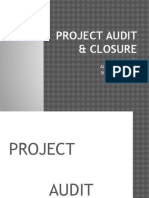 Project Audit & Closure