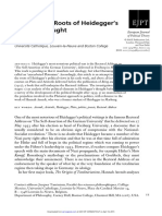 Taminiaux - The Platonic Roots of Heidegger's Political Thought PDF