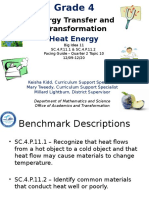 Big Idea 11 - SC.4.P.11.1-11.2 - Energy Transfer and Transformation - Heat