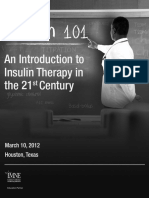 An Introduction To Insulin Therapy