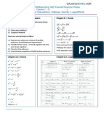 O Level Additional Maths Notes