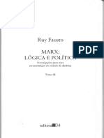 Marx Logica e Politica Tomo III Ruy Fausto PDF