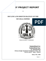 Decline and Disintegration of The Mughal Empire