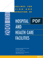 2001 - Guidelines For D&C of Hospital & HC Facilities