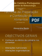 1 - Tecnicas de Preparação e Confecção de Alimentos