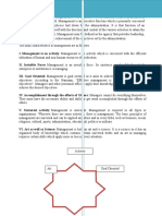 Define Management and Its Characteristics?