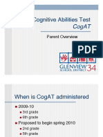 Cognitive Abilities Test: Cogat