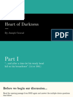 Heart of Darkness Daily Discussion Power Point