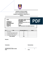 Lab 5 Production of Ethyl Chloride