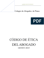 Codigo de Etica Del Abogado