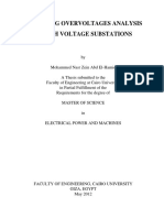 Switching Overvoltages Analysis in HV Substations