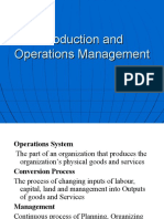 Production and Operations Management