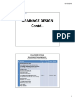 Subcatchment Drainage Design