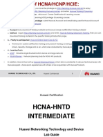 HCNA-HNTD Intermediate Lab Guide V2.1