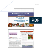 Microbiology of Thermal Processing