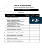 Plan Específico de Aprendizaje (PEA) - Soporte