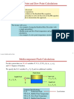 Bubble Point and Dew Point Calculations