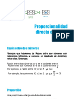 Proporcionalidad Directa e Inversa