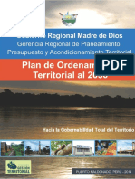 Plan de Ordenamiento Territorio - Madre de Dios (2014)