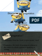 Discourse and Pragmatics