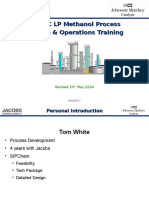 JM & JC LP Methanol Process Process & Operations Training