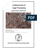 Fundamentals of Image Processing Lab Manual SET 1