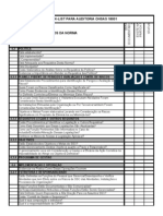 Check List Auditoria