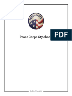 Peace Corps Stylebook Updated May 2013