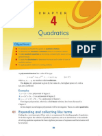 Quadratics CH 4