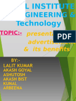 Advertisement-Ppt by Lalit Jangra