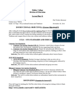 Molloy College Division of Education Lesson Plan #1: Common Core Standards