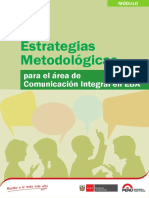 Estrategias Metodológicas Comunicación Integral EBA