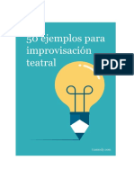 50 Ejemplos para Improvisación Teatral PDF