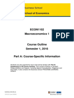 ECON1102 Macroeconomics 1 PartA S12016