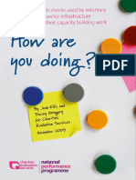 How Are You Doing? A Review of Health Checks Used by Voluntary and Community Sector Infrastructure Organisations in Their Capacity Building Work (Ellis and Gregory 2009)