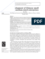 Jia Chen - Development of Chinese Small and Medium-Sized Enterprises