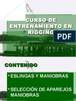 Curso de Entrenamiento en Rigging