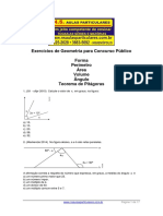 Geometria Forma Perimetro Area Volume Angulo Teorema de Pitagoras