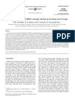 Microbial Pro Le of Bu Alo Sausage During Processing and Storage PDF