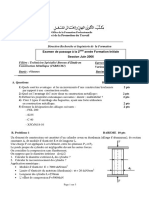 Examen de Passage Tsbecm 2015 Theorique Variante 1