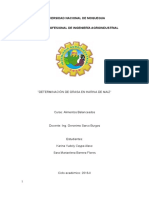 Determinación de Grasa de Maiz Con Soxlhet